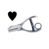 Heart - Custom Loyalty Card Hole Punch Without Paper Reservoir With Ring Without Chain