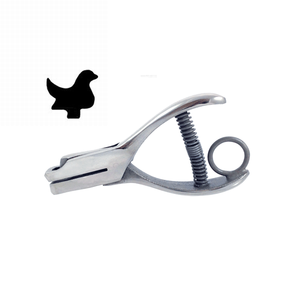 Chicken or Bird - Custom Loyalty Card Hole Punch Without Paper Reservoir With Ring Without Chain