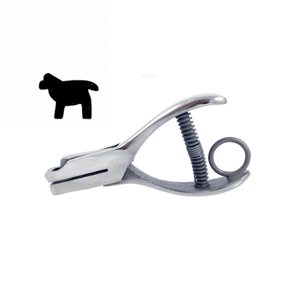 Dog - Custom Loyalty Card Hole Punch Without Paper Reservoir With Ring Without Chain