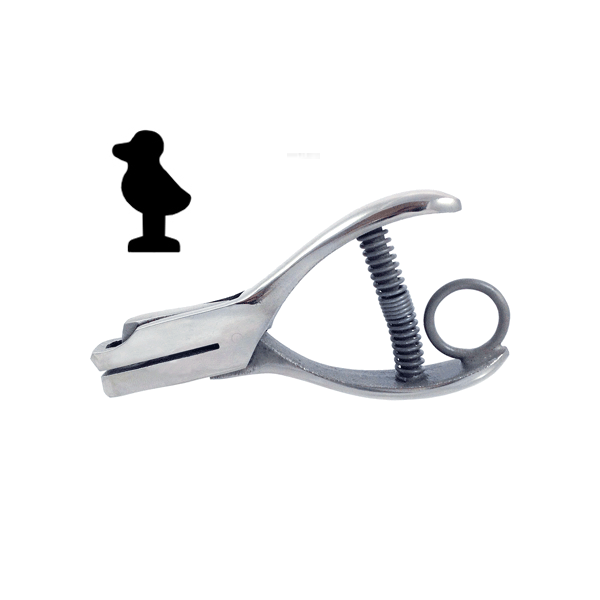 Chicken - Duck - Bird - Custom Loyalty Card Hole Punch Without Paper Reservoir With Ring Without Chain