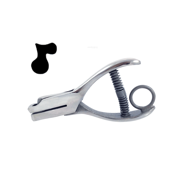 Music Note - Custom Loyalty Card Hole Punch Without Paper Reservoir With Ring Without Chain