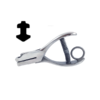 Anchor or Barbell - Custom Loyalty Card Hole Punch Without Paper Reservoir With Ring Without Chain