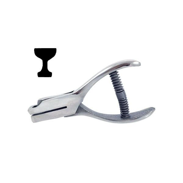 Cocktail or Martini Glass - Custom Loyalty Card Hole Punch Without Paper Reservoir Without Ring Without Chain