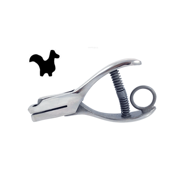 Squirrel - Custom Loyalty Card Hole Punch Without Paper Reservoir With Ring Without Chain